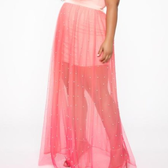 Fashion Nova "Walking On Clouds" Ombre Maxi Dress/SZ2XNWT - Picture 4 of 9